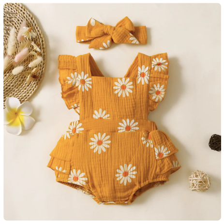 Daisy Blossom Romper